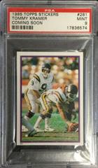 Tommy Kramer #281 Football Cards 1985 Topps Stickers Prices