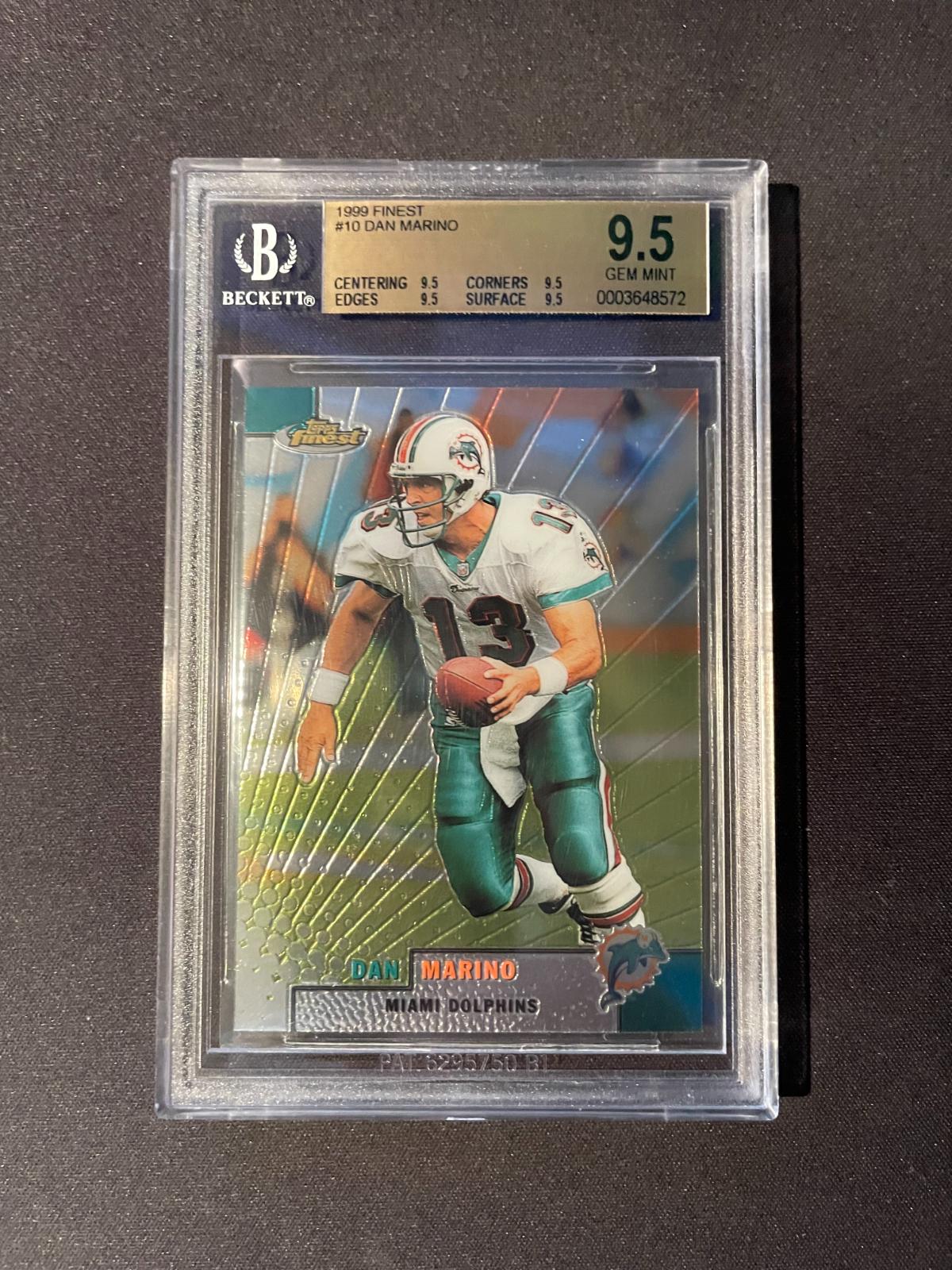 Dan Marino | Graded 9.5 | 1999 Topps Finest