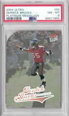 Derrick Brooks [Platinum Medallion] #55 Football Cards 2004 Ultra Prices