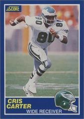 Cris Carter #72 Football Cards 1989 Panini Score Prices