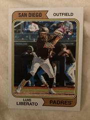 Luis Liberato Baseball Cards 2023 Topps Heritage Prices