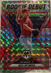 Reid Detmers [Mosaic] Baseball Cards 2022 Panini Mosaic Rookie Debut Prices