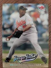 Jorge Julio #179 Baseball Cards 2005 Fleer Ultra Prices