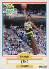Shawn Kemp #178 Basketball Cards 1990 Fleer Prices