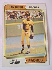 Bill Greif #102 Baseball Cards 1974 Topps Prices