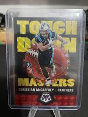 Christian McCaffrey [Gold Fluorescent] Football Cards 2020 Panini Mosaic Touchdown Masters Prices