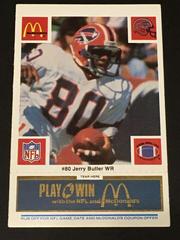 Jerry Butler #80 Football Cards 1986 McDonald's Bills Prices