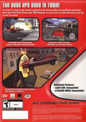 Back Cover | Starsky and Hutch Playstation 2