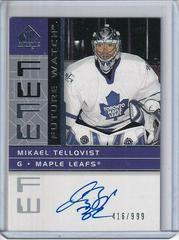 Mikael Tellqvist [Autograph] #195 Hockey Cards 2002 SP Authentic Prices