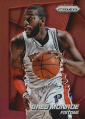 Greg Monroe [Red Prizm] #103 Basketball Cards 2014 Panini Prizm Prices