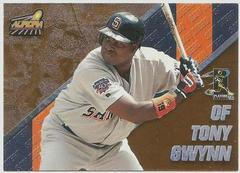 Tony Gwynn #1 Baseball Cards 1998 Pacific Aurora Pennant Fever Prices