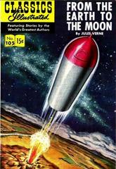 From the Earth to the Moon Comic Books Classics Illustrated Prices