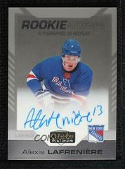 Alexis Lafreniere #R-AL Hockey Cards 2020 O Pee Chee Platinum Rookie Autographs Prices