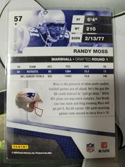 57 | Randy Moss Football Cards 2010 Panini Absolute Memorabilia