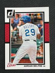 Adrian Beltre #129 Baseball Cards 2014 Donruss Prices
