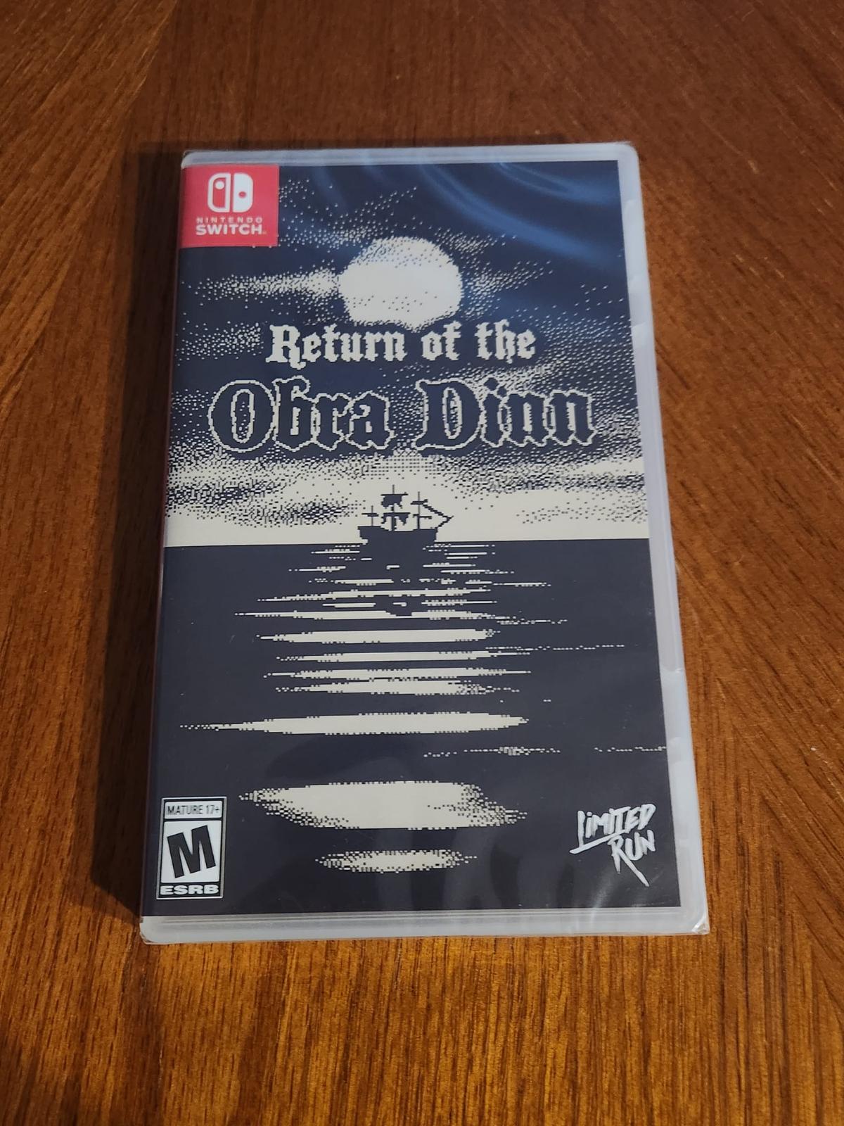 Return of the Obra Dinn New Item, Box, and Manual Nintendo Switch