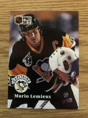 Mario Lemieux [French] Hockey Cards 1991 Pro Set Prices