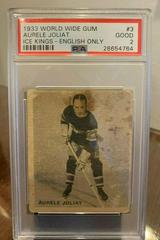 Aurele Joliat [English Only] Hockey Cards 1933 World Wide Gum Ice Kings Prices