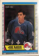 Joe Sakic #22 Hockey Cards 1992 O-Pee-Chee 25th Anniversary Inserts Prices