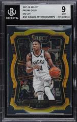 Giannis Antetokounmpo [Die Cut Gold Prizm] #147 Basketball Cards 2017 Panini Select Prices