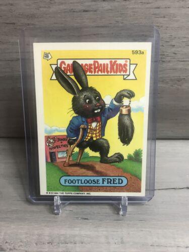 Footloose FRED [Die-Cut] #593a 1988 Garbage Pail Kids