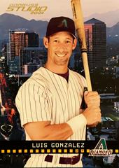 Luis Gonzalez #9 Baseball Cards 2004 Donruss Studio Prices