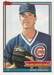 Dave Pavlas #122 Baseball Cards 1991 Topps '90 M.L. Debut Prices
