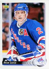 Brian Leetch #284 Hockey Cards 1992 Upper Deck Prices