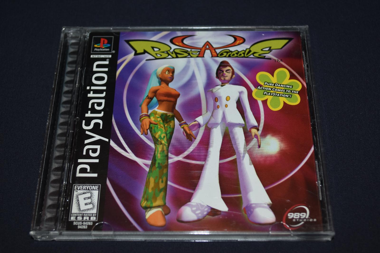 Bust A Groove Item, Box, and Manual Playstation