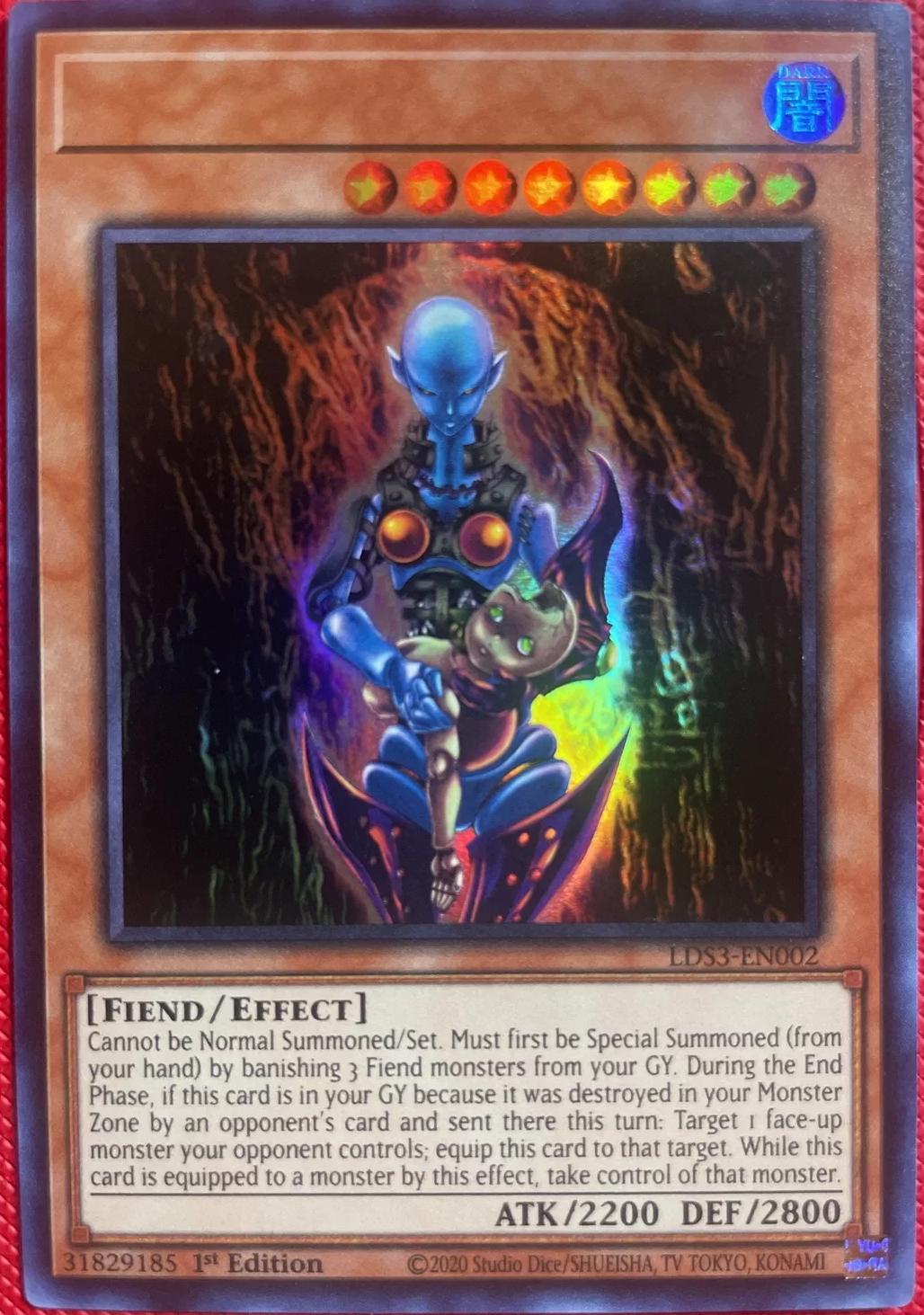 Dark Necrofear [Misprint] LDS3-EN002 YuGiOh Legendary Duelists: Season 3