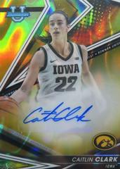 Caitlin Clark [Gold Lava] #BOA-CC Basketball Cards 2022 Bowman University Best of Autographs Prices