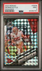 George Kittle #SS-GK Football Cards 2023 Panini Mosaic Swagger Prices