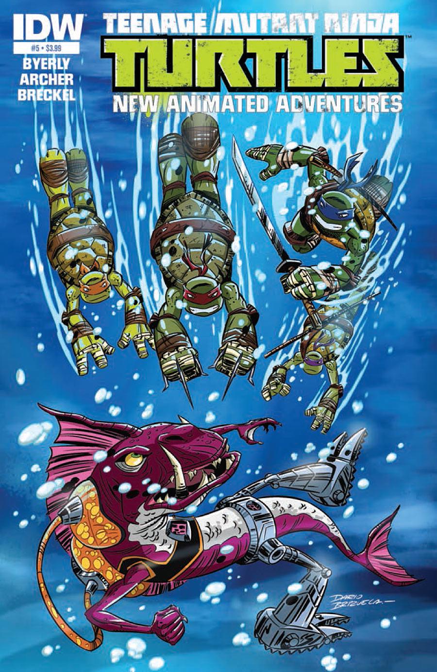 Teenage Mutant Ninja Turtles: New Animated Adventures #5 (2013) Comic Books Teenage Mutant Ninja Turtles: New Animated Adventures