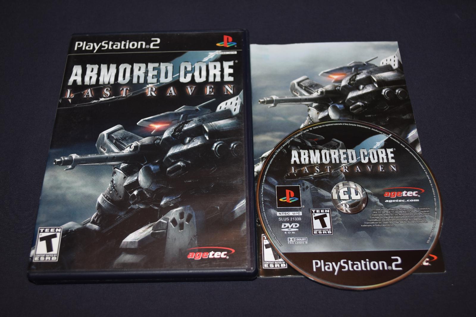 Armored Core Last Raven | Item, Box, and Manual | Playstation 2