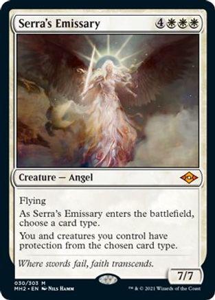 Serra's Emissary [Foil] #30 Magic Modern Horizons 2