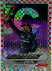 Lewis Hamilton [Red Checker Flag] #171 Racing Cards 2022 Topps Chrome Formula 1 Prices