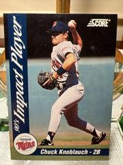 Chuck Knoblauch Baseball Cards 1992 Score Impact Players Prices