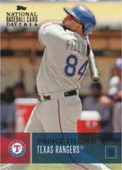 Prince Fielder #35 Baseball Cards 2016 Topps National Baseball Card Day Prices