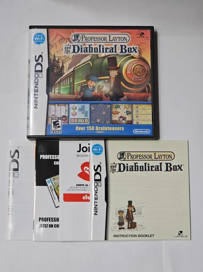 Professor Layton and The Diabolical Box | Box and Manual only | Nintendo DS