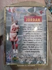 Back | MICHAEL JORDAN Basketball Cards 1996 Upper Deck Jordan Metal