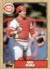 Bo Diaz #41 Baseball Cards 1987 Topps Prices