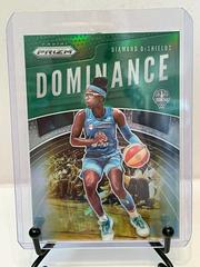 Diamond DeShields [Prizm Green] #13 Basketball Cards 2020 Panini Prizm WNBA Dominance Prices
