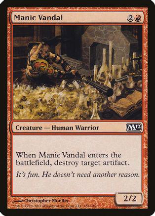 Manic Vandal [Foil] Magic M12