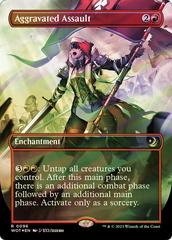 Aggravated Assault [Confetti Foil] #96 Magic Wilds of Eldraine Enchanting Tales Prices