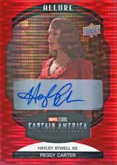 Hayley Atwell as Peggy Carter [Red Auto] #10 Marvel 2022 Allure Prices
