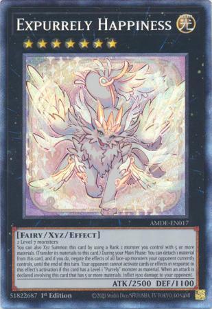 Expurrely Happiness [Collector's Rare] AMDE-EN017 YuGiOh Amazing Defenders