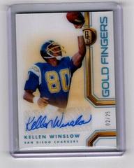 Kellen Winslow [Platinum] #HS-KWI Football Cards 2022 Panini Gold Standard Fingers Autographs Prices