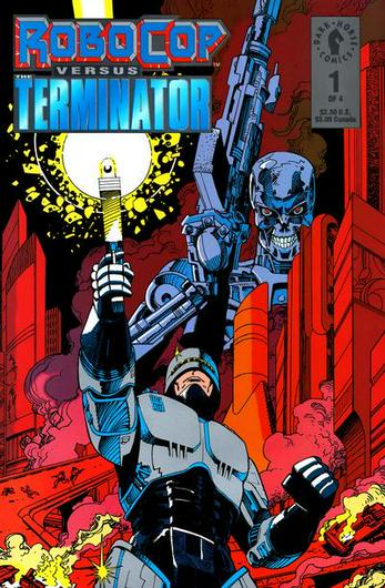 RoboCop versus the Terminator #1 (1992) Cover Art