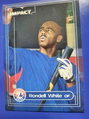 Rondell White #39 Baseball Cards 2000 Fleer Impact Prices