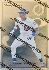 Sammy Sosa [Silver w/Coating] #32 Baseball Cards 1996 Leaf Steel Prices